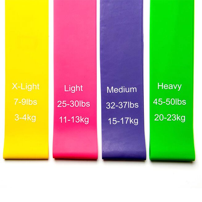 Booty Builder Minibands Rosa 4-Pakk